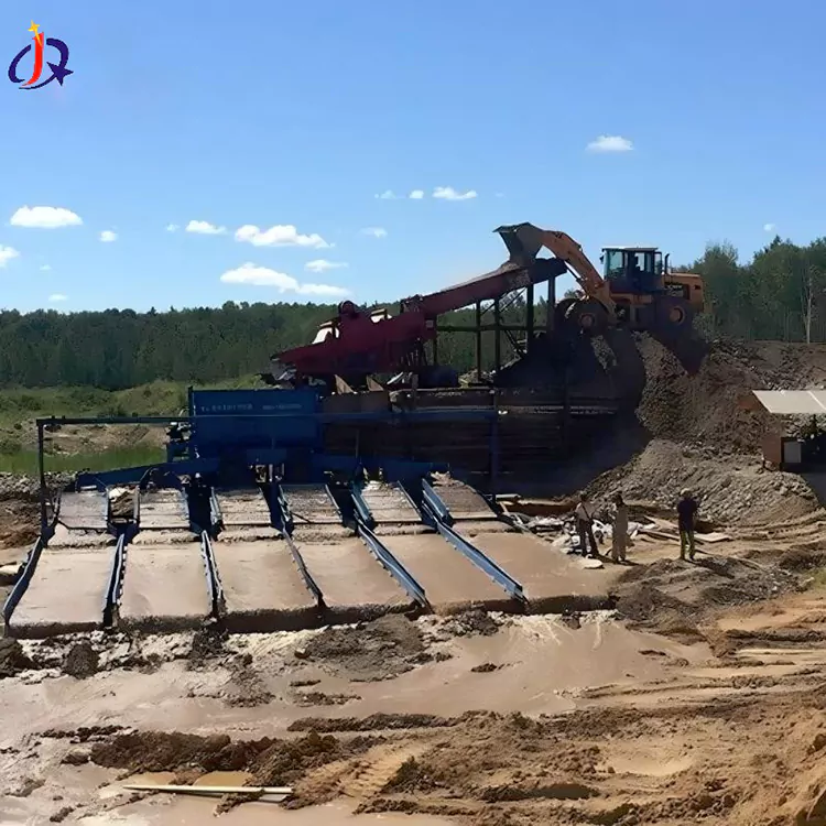 粘土砂金洗浄プラント