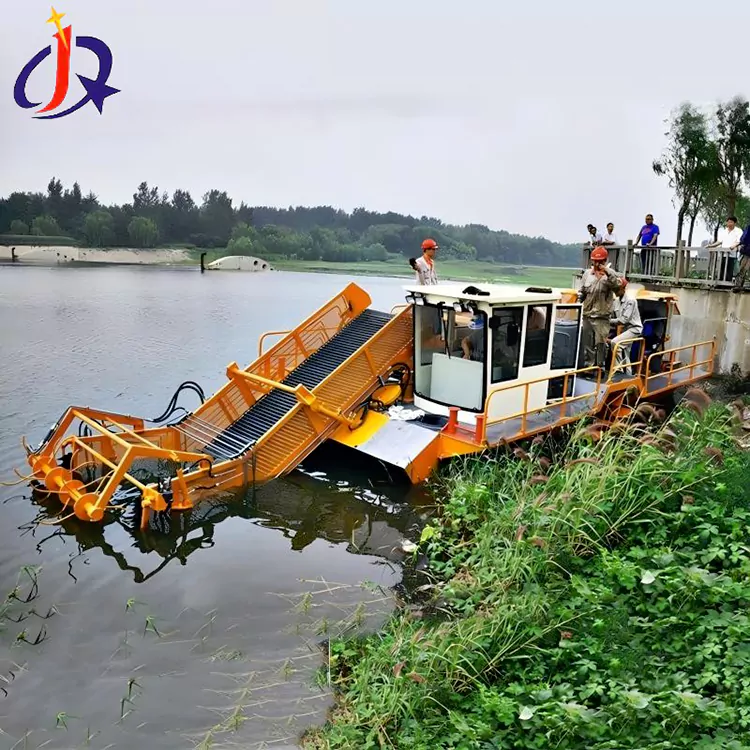 ヒヤシンスとウキクサのカッターボート