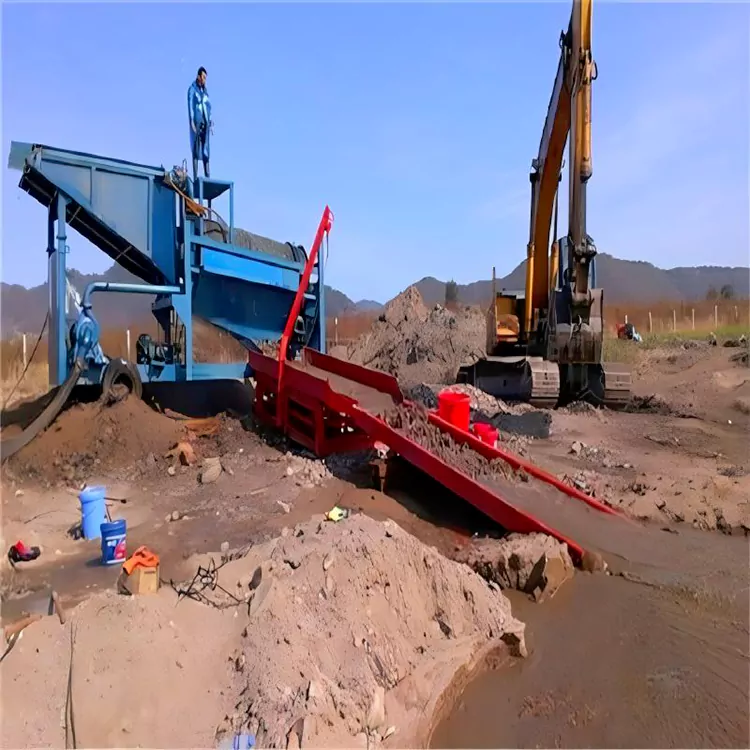 Portable Mobile Gold Panning Cart