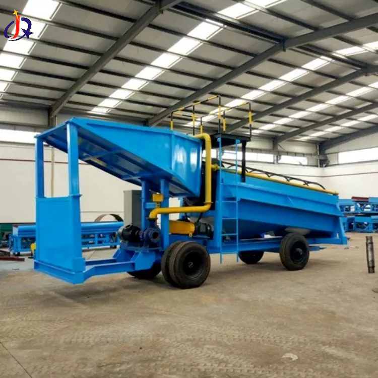 陸上砂金採掘装置